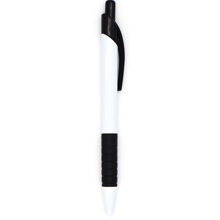 Promotional cheap colored  plastic push ballpoint pen customized company logo